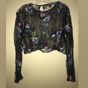 Mesh Forever 21 Contemporary Top!